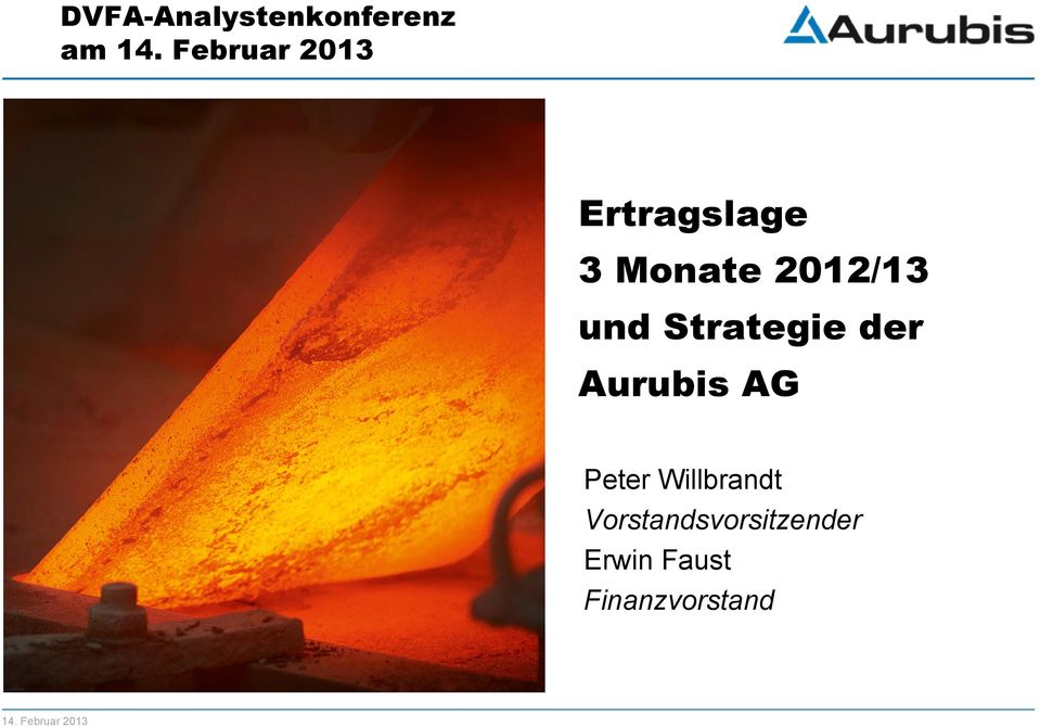 Strategie der Aurubis AG Peter Willbrandt