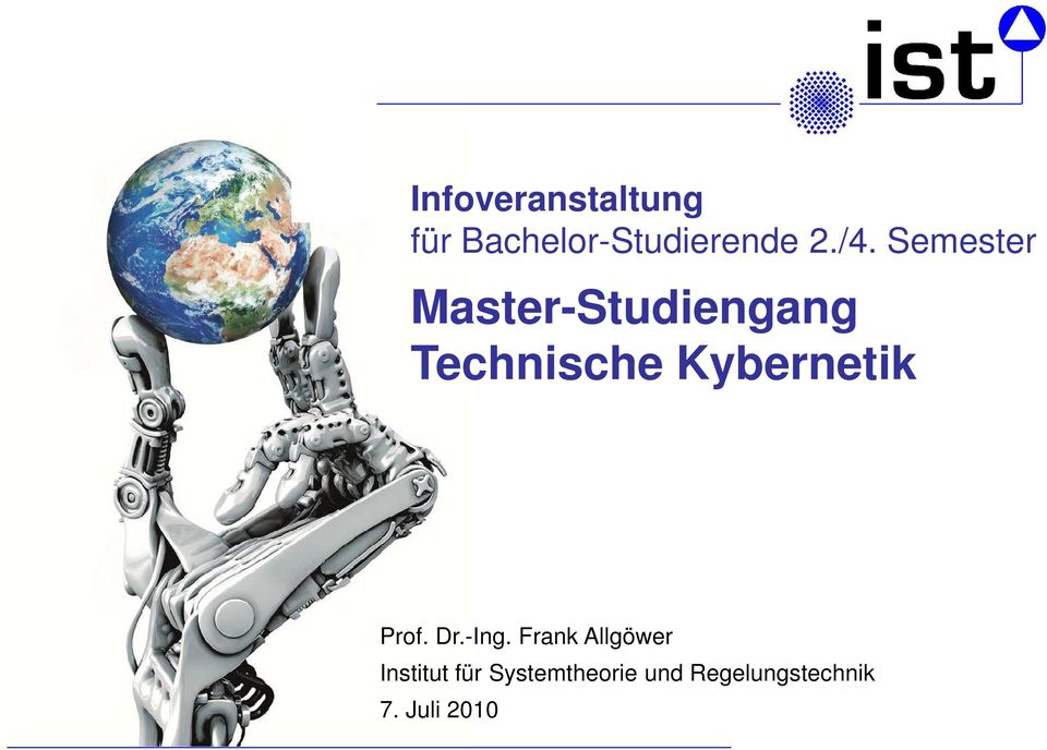 Kybernetik Prof. Dr.-Ing.