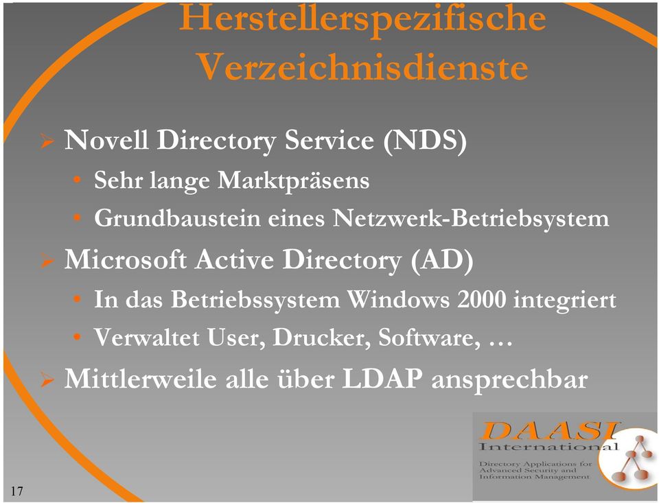 Microsoft Active Directory (AD) In das Betriebssystem Windows 2000