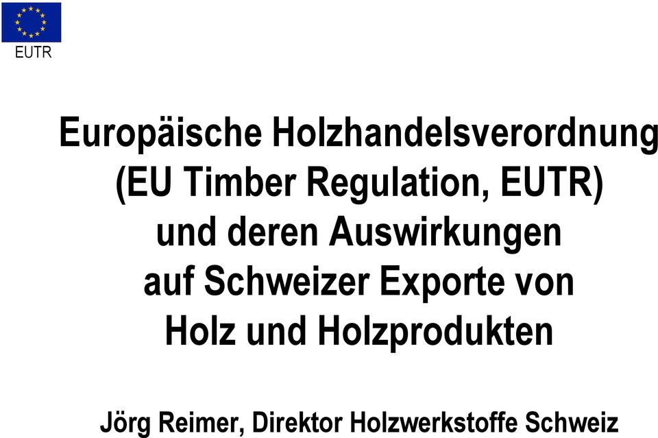 Schweizer Exporte von Holz und Holzprodukten