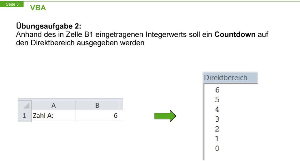 Integerwerts soll ein Countdown