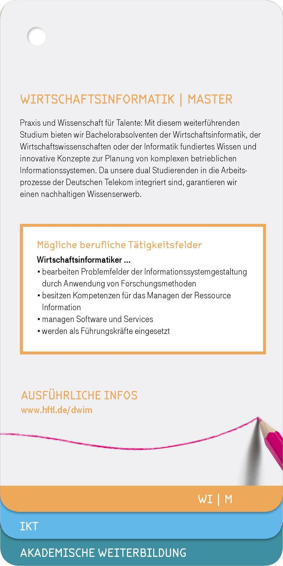 Da unsere dual Studierenden in die Arbeitsprozesse der Deutschen Telekom integriert sind, garantieren wir einen nachhaltigen Wissenserwerb.