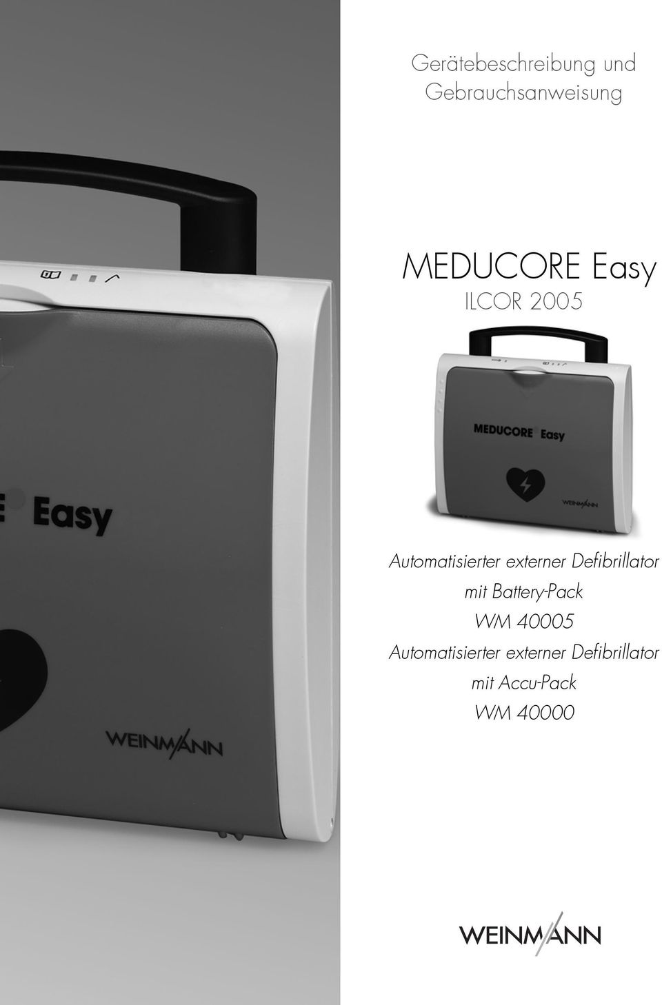 externer Defibrillator mit Battery-Pack WM 40005