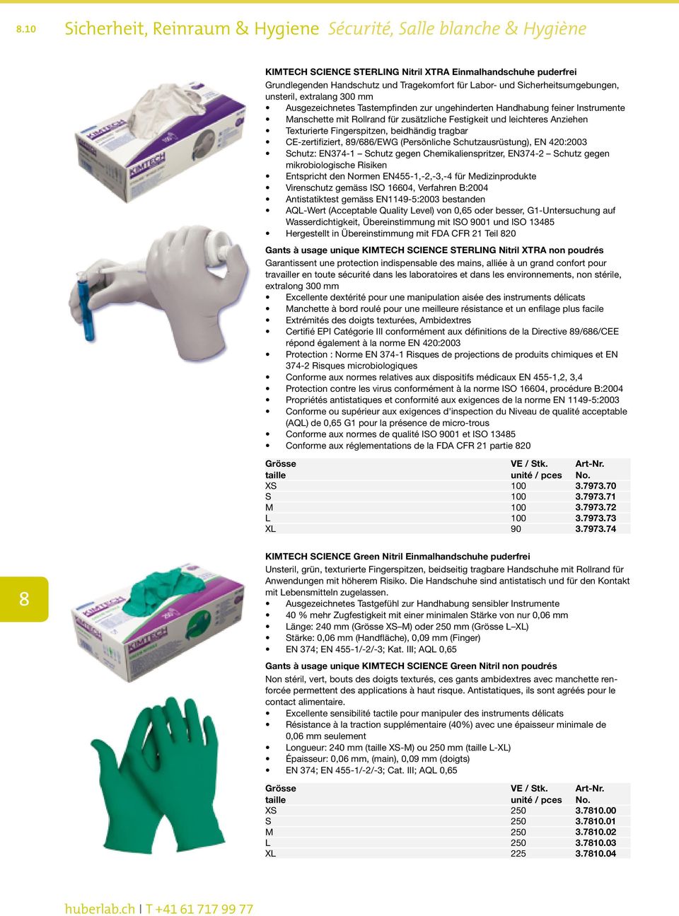 Anziehen Texturierte Fingerspitzen, beidhändig tragbar CE-zertifiziert, 9/66/EWG (Persönliche Schutzausrüstung), EN 420:2003 Schutz: EN374-1 Schutz gegen Chemikalienspritzer, EN374-2 Schutz gegen