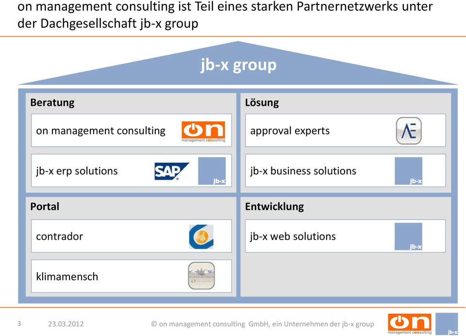 management consulting Lösung approval experts jb-x erp solutions