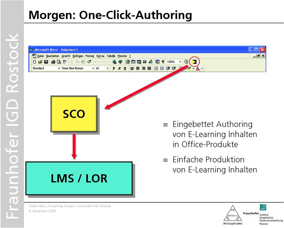 Authoring von E-Learning Inhalten in