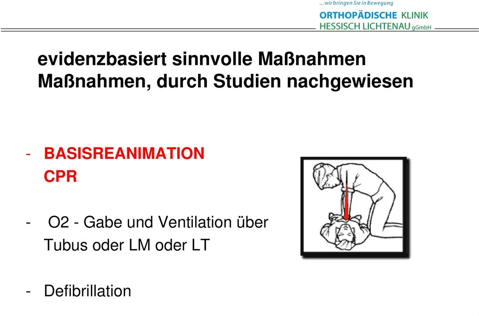 BASISREANIMATION CPR CPR CPR CPR - O2 - Gabe
