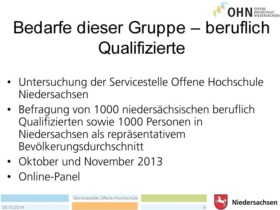 Qualifizierten sowie 1000 Personen in Niedersachsen als