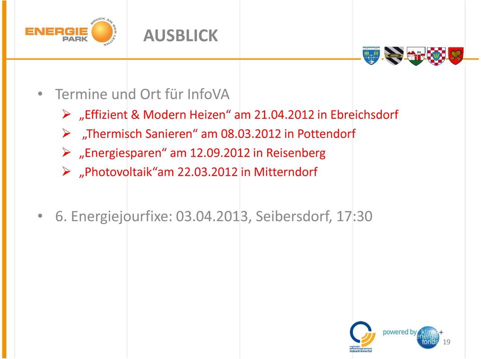 2012 in Pottendorf Energiesparen am 12.09.