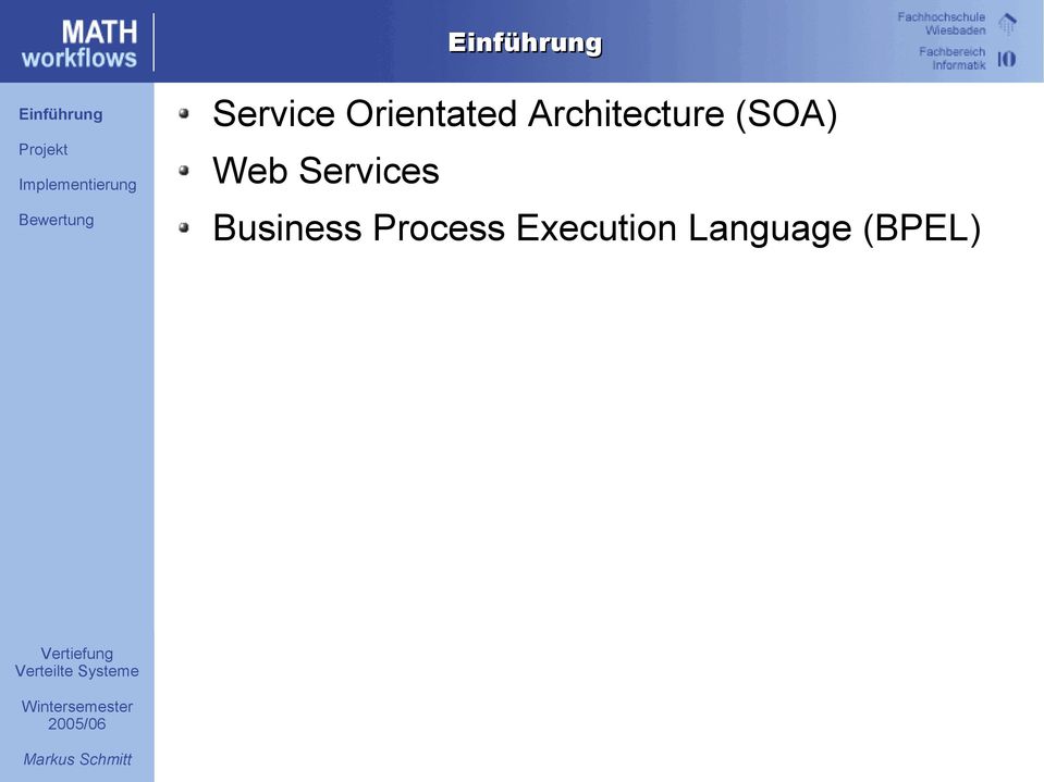 (SOA) Web Services