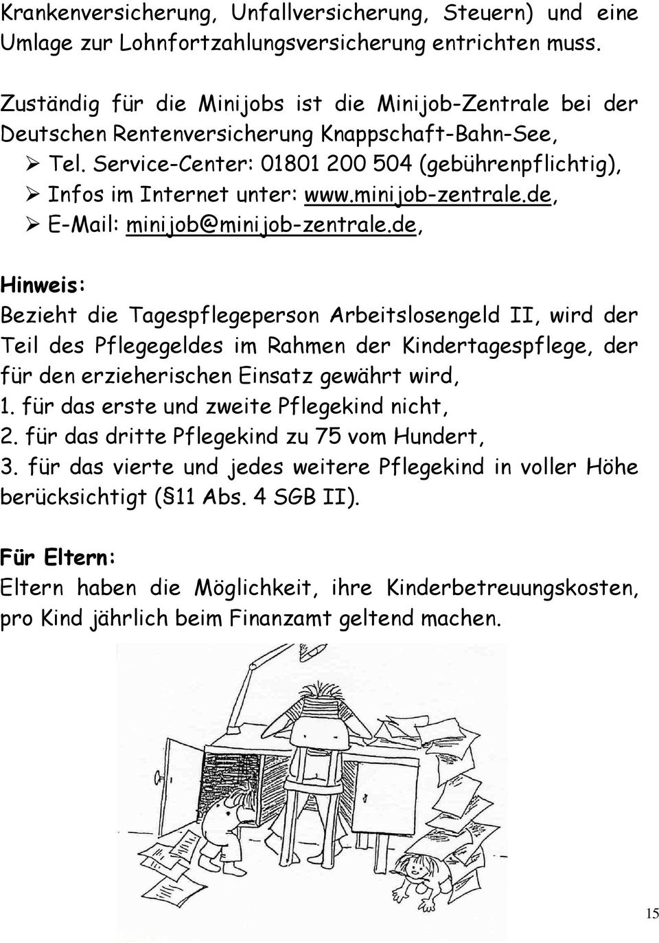 minijob-zentrale.de, E-Mail: minijob@minijob-zentrale.