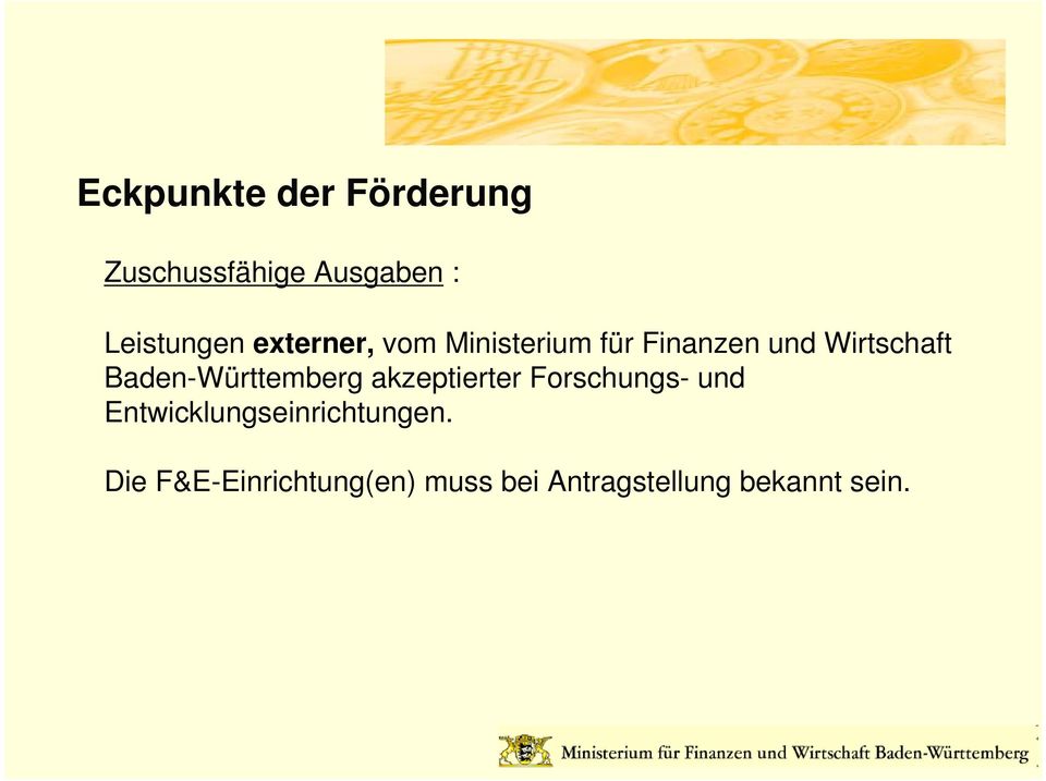 Baden-Württemberg akzeptierter Forschungs- und