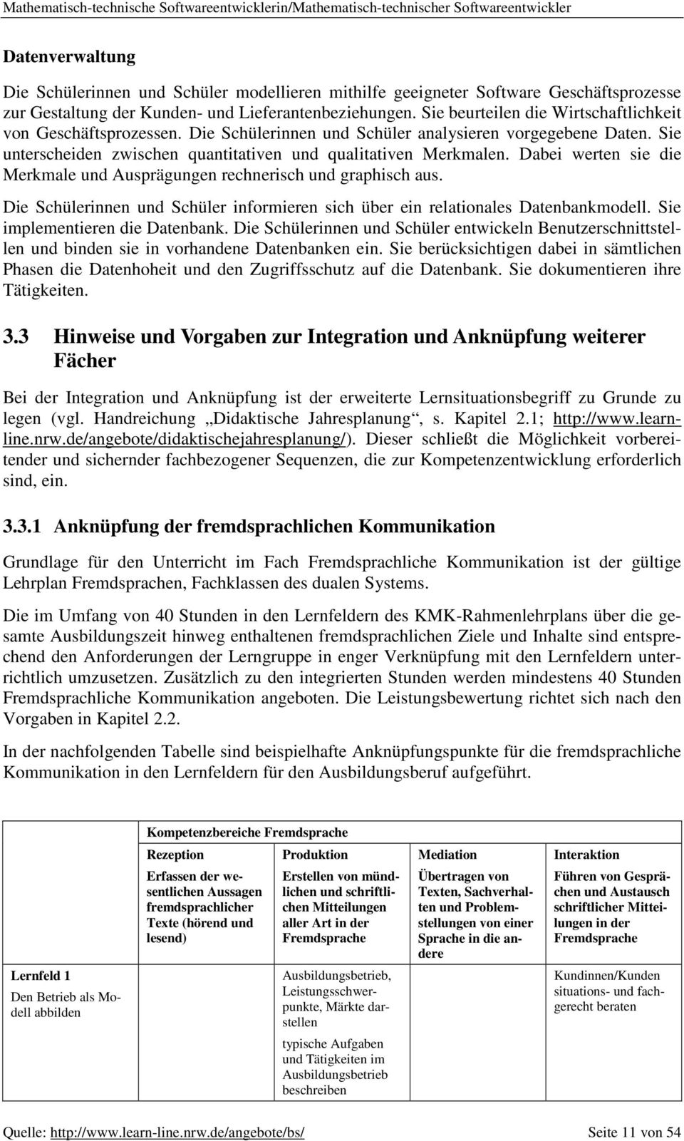 Dabei werten sie die Merkmale Ausprägungen rechnerisch graphisch aus. Die Schülerinnen Schüler informieren sich über ein relationales Datenbankmodell. Sie implementieren die Datenbank.