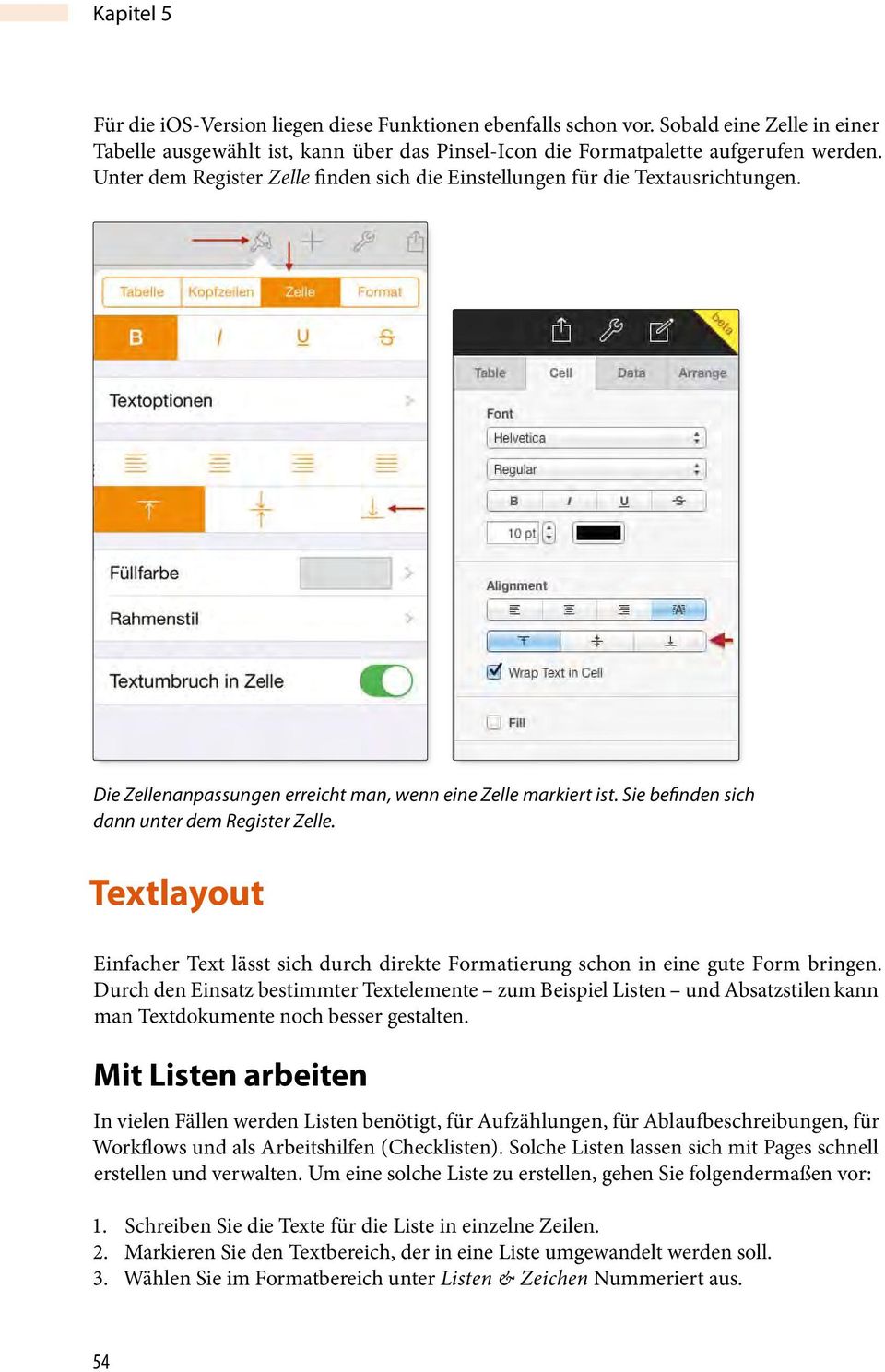 Textlayout Einfacher Text lässt sich durch direkte Formatierung schon in eine gute Form bringen.