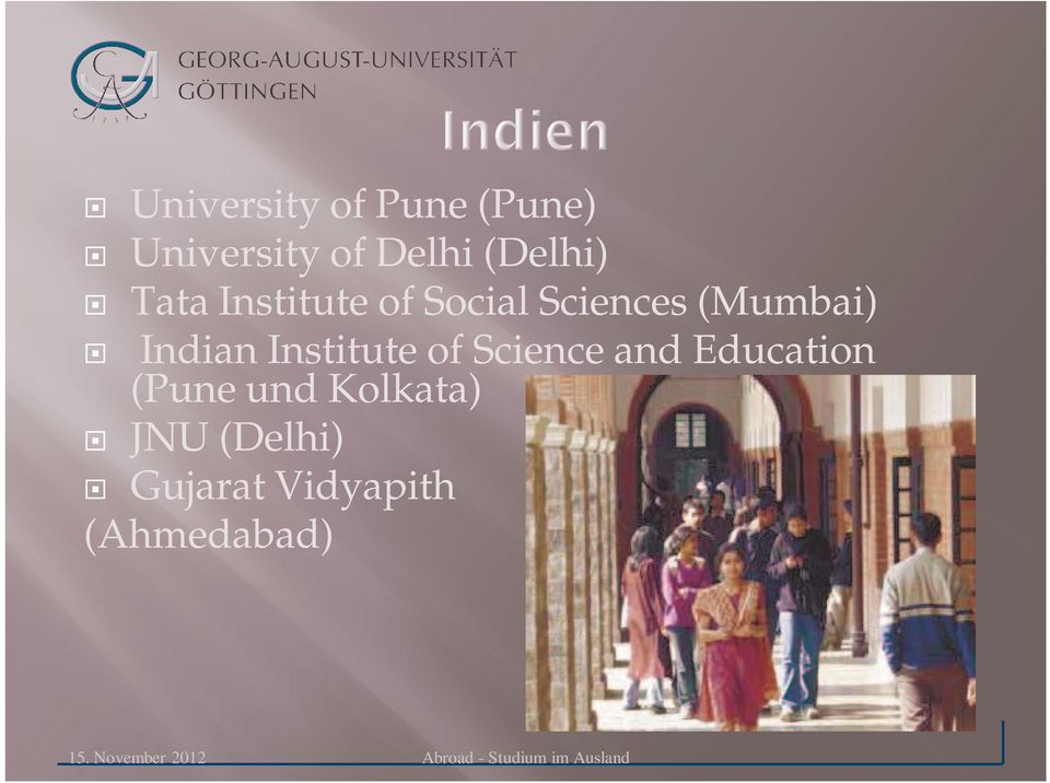 (Mumbai) Indian Institute of Science and