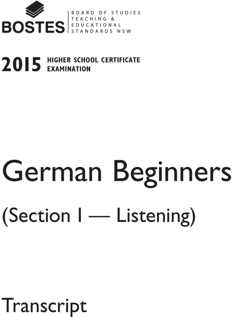German Beginners (