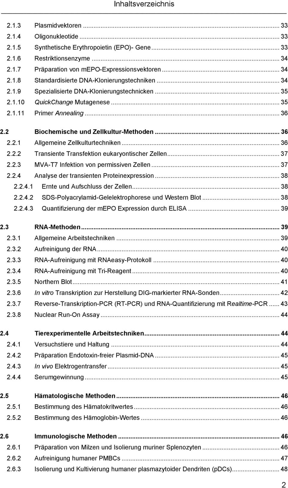 2 Biochemische und Zellkultur-Methoden... 36 2.2.1 Allgemeine Zellkulturtechniken... 36 2.2.2 Transiente Transfektion eukaryontischer Zellen... 37 2.2.3 MVA-T7 Infektion von permissiven Zellen... 37 2.2.4 Analyse der transienten Proteinexpression.