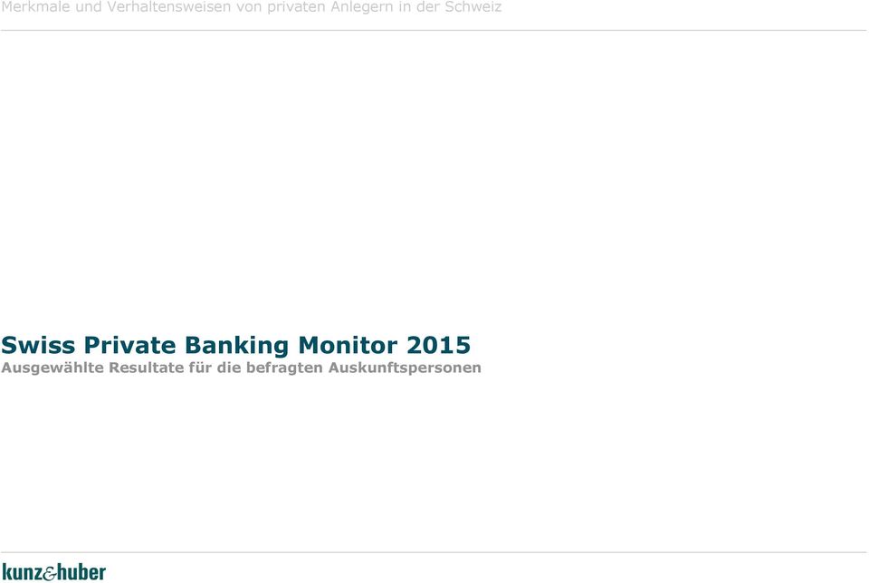 Private Banking Monitor 2015