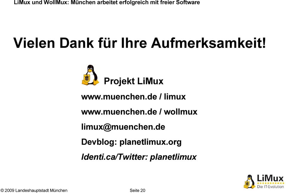 muenchen.de / wollmux limux@muenchen.