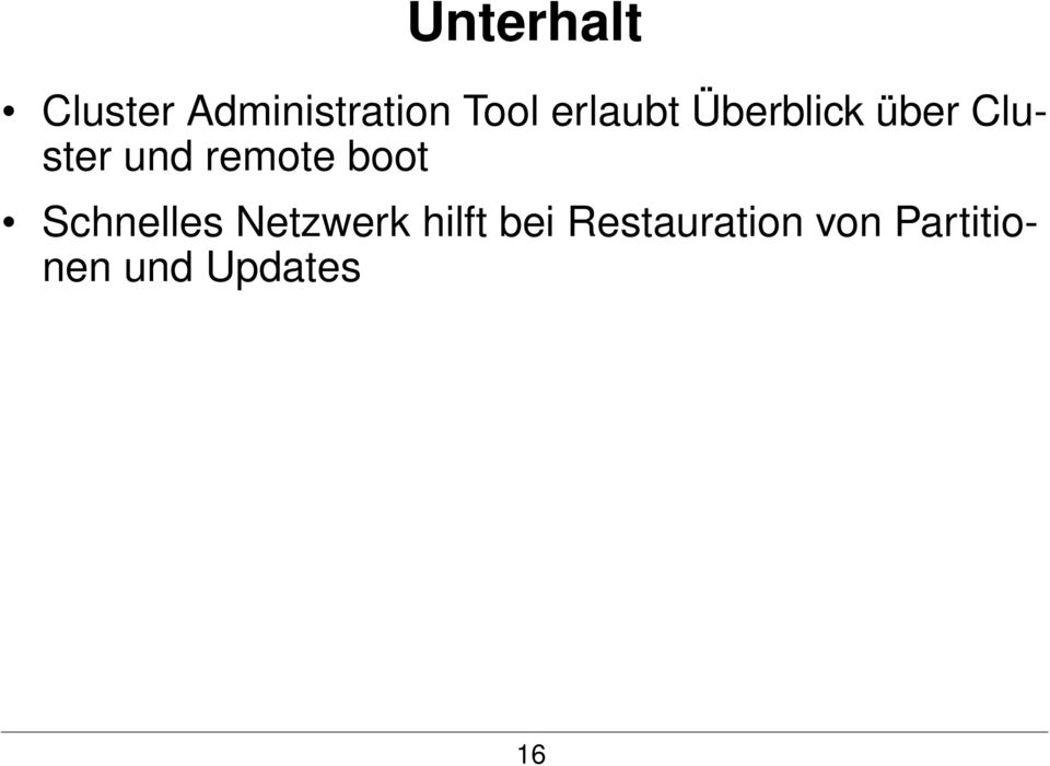 remote boot Schnelles Netzwerk hilft