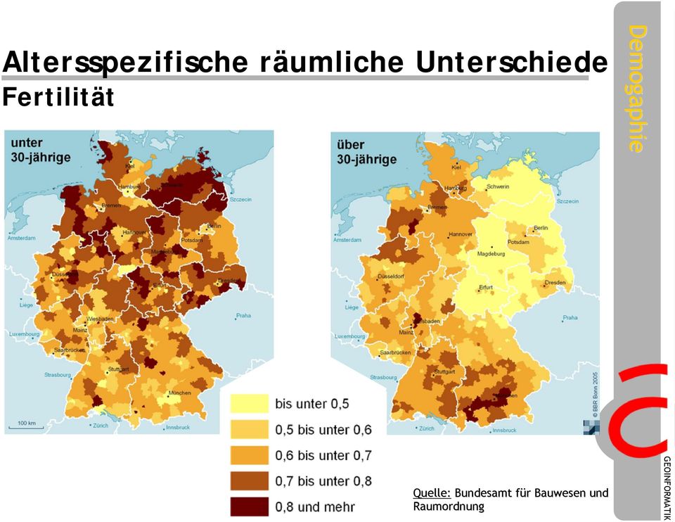 Demogaphie Quelle: Bundesamt