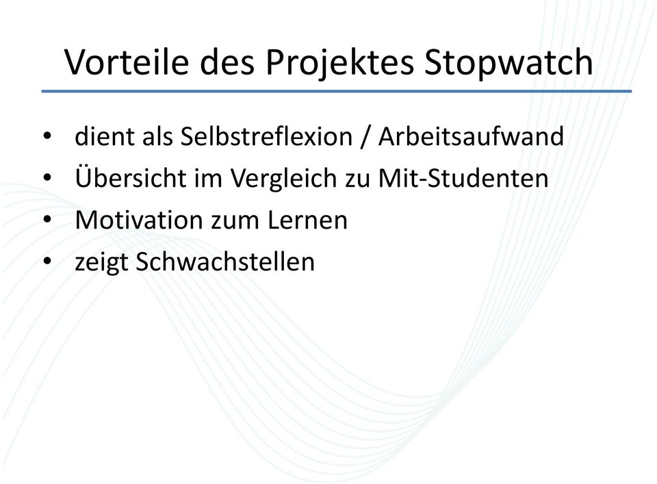 Übersicht im Vergleich zu Mit Studenten