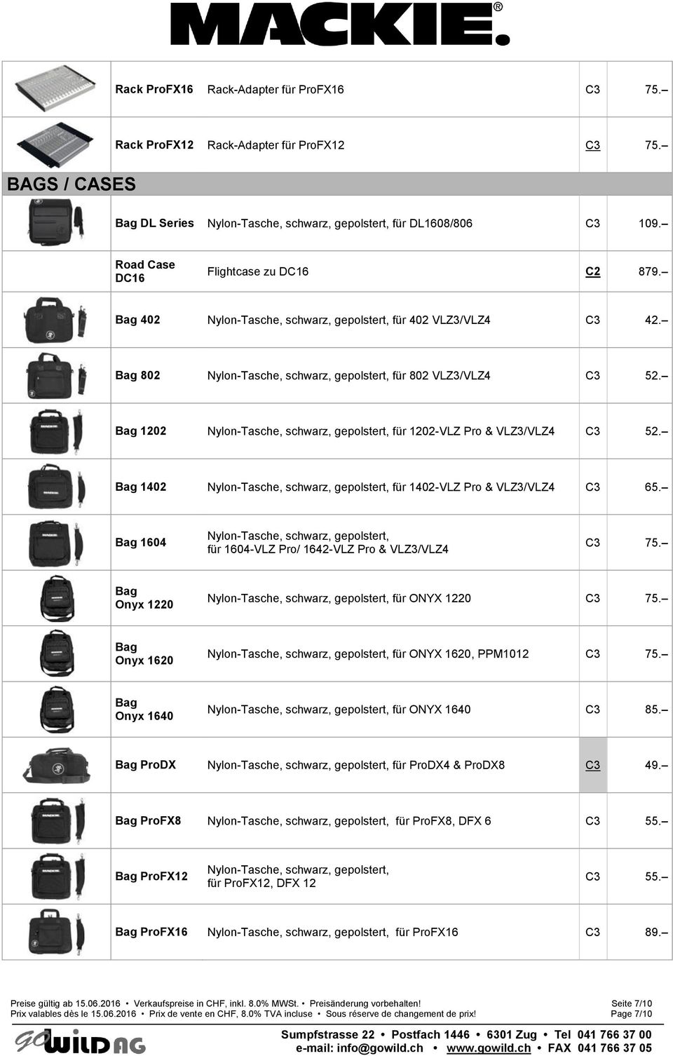 Bag 1202 Nylon-Tasche, schwarz, gepolstert, für 1202-VLZ Pro & VLZ3/VLZ4 C3 52. Bag 1402 Nylon-Tasche, schwarz, gepolstert, für 1402-VLZ Pro & VLZ3/VLZ4 C3 65.