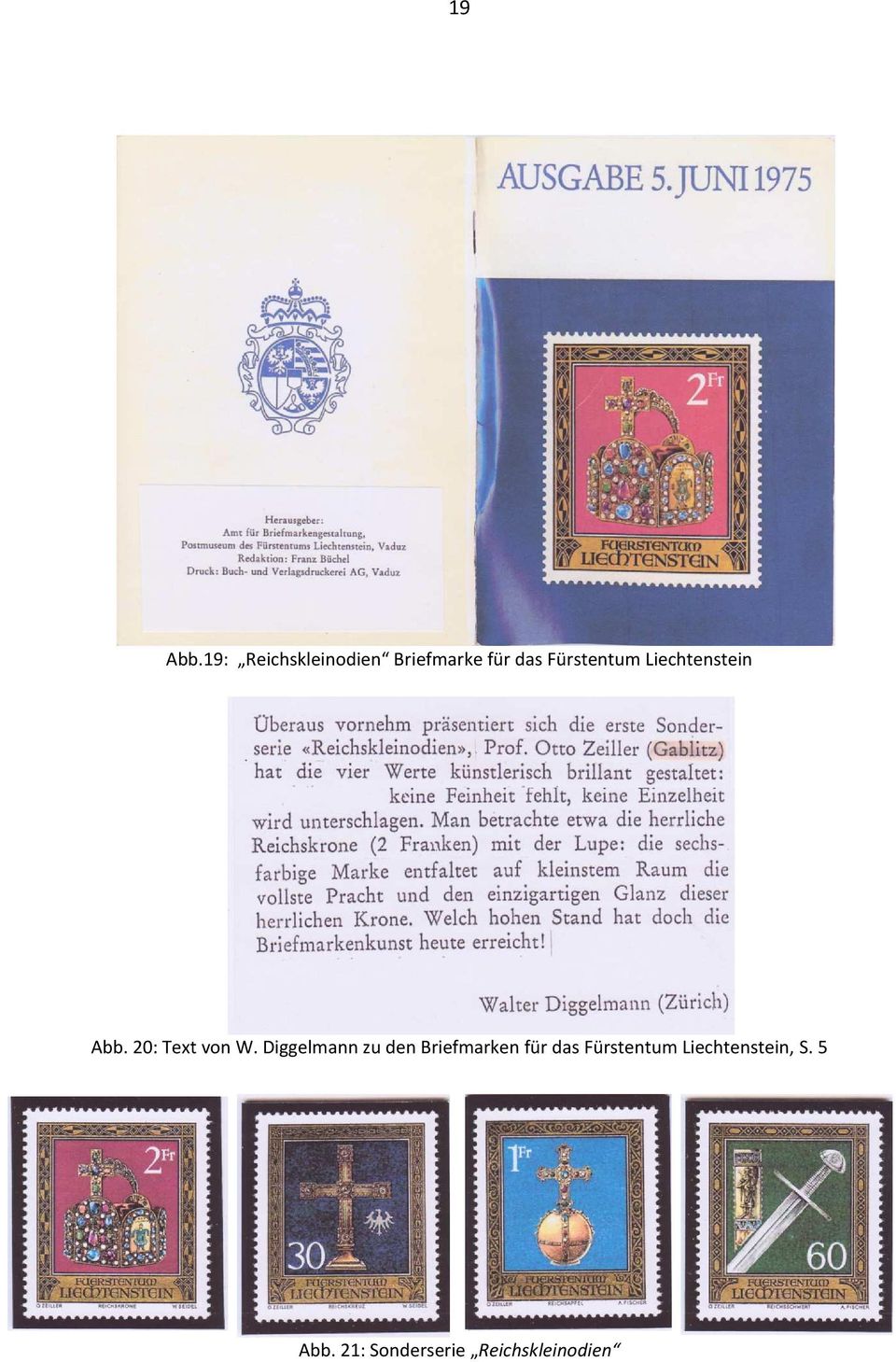 Fürstentum Liechtenstein Abb. 20: Text von W.