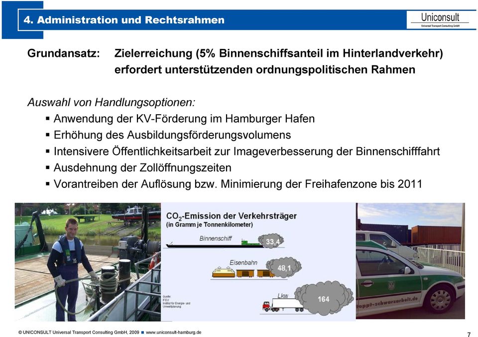 Hamburger Hafen Erhöhung des Ausbildungsförderungsvolumens Intensivere Öffentlichkeitsarbeit zur Imageverbesserung