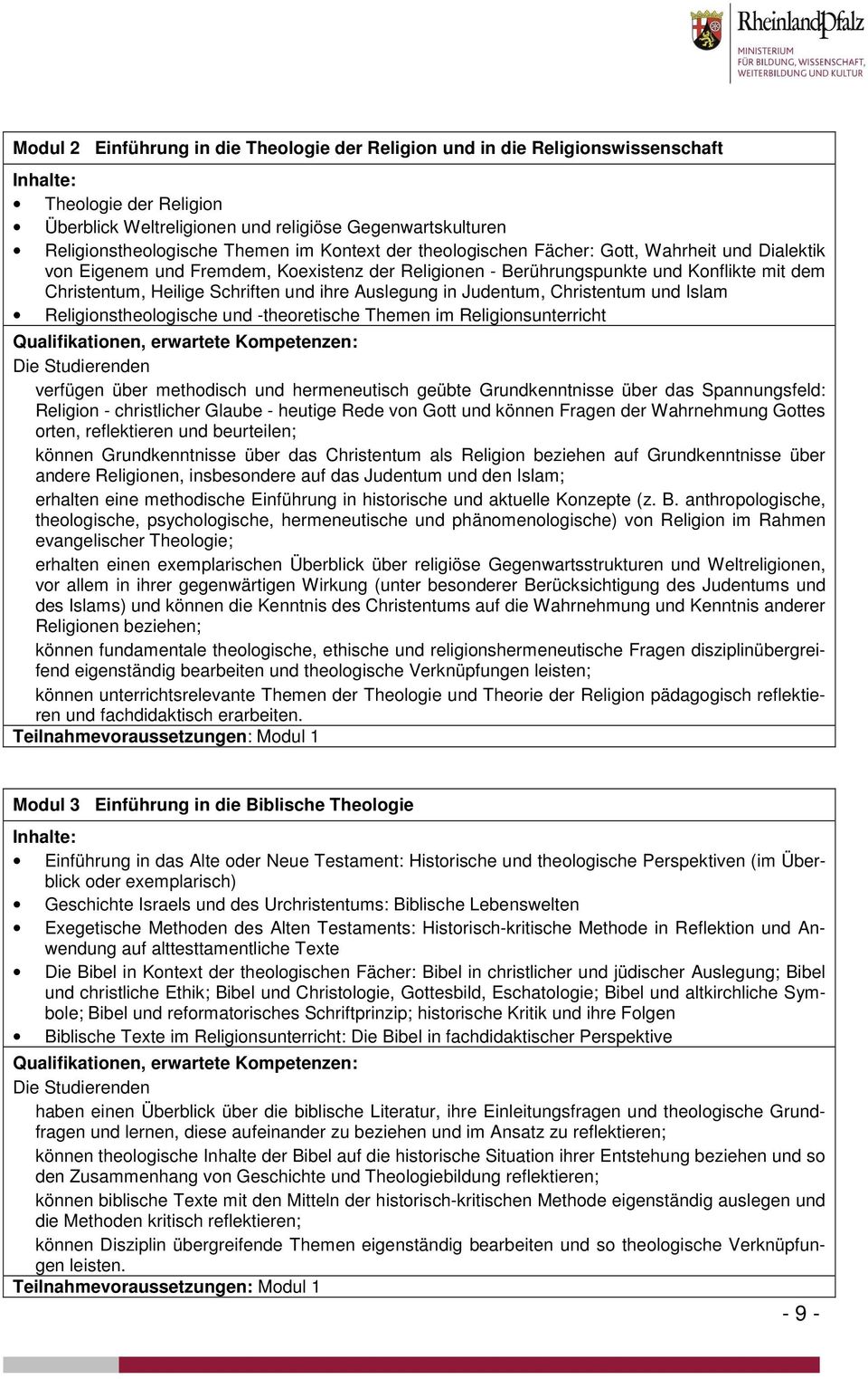 Auslegung in Judentum, Christentum und Islam Religionstheologische und -theoretische Themen im Religionsunterricht verfügen über methodisch und hermeneutisch geübte Grundkenntnisse über das