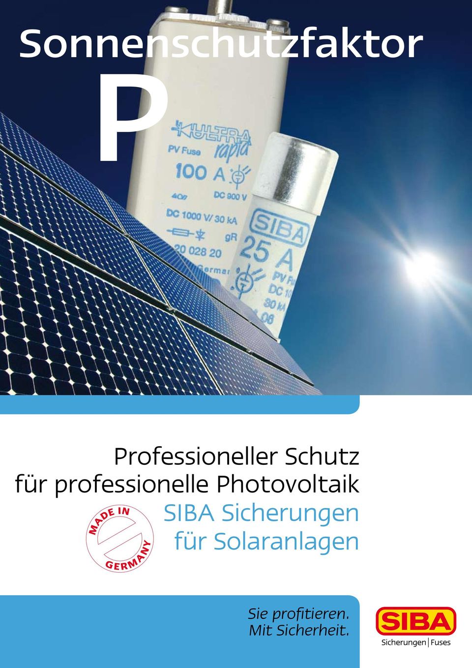 professionelle Photovoltaik SIBA