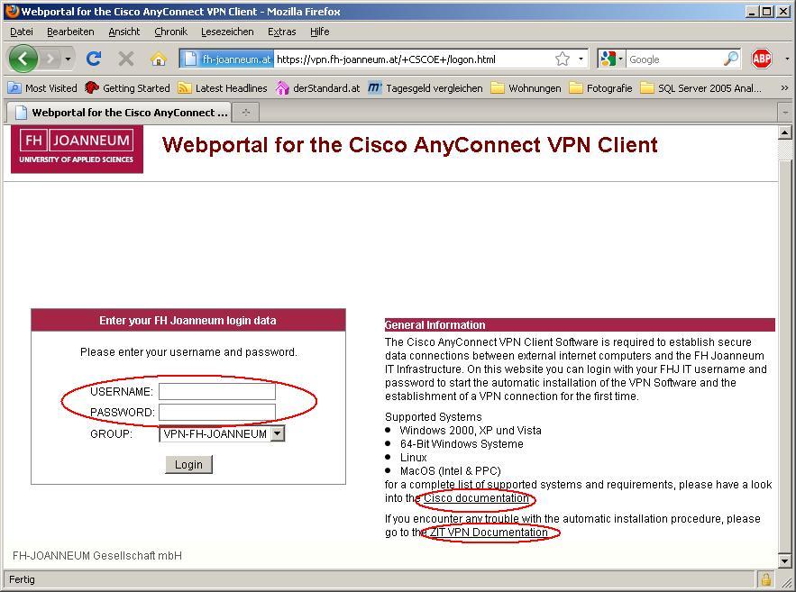 3. Sobald eine aktive VPN Verbindung hergestellt wurde, erscheint in der Windows Taskleiste ein neues VPN Icon mit Schloss für den Cisco AnyConnect Client.
