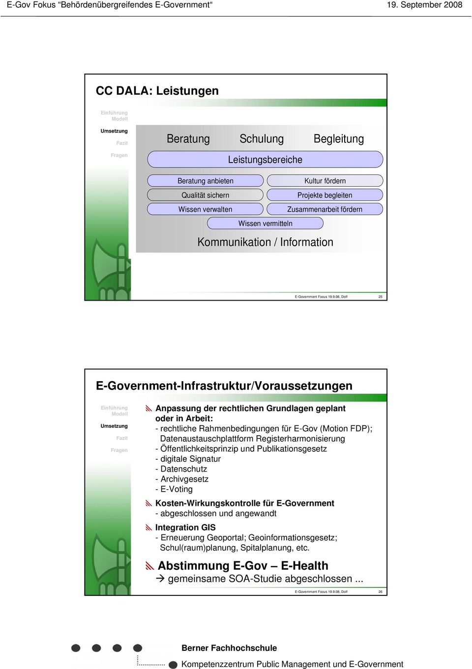 Datenaustauschplattform Registerharmonisierung - Öffentlichkeitsprinzip und Publikationsgesetz - digitale Signatur - Datenschutz - Archivgesetz -E-Voting Kosten-Wirkungskontrolle für