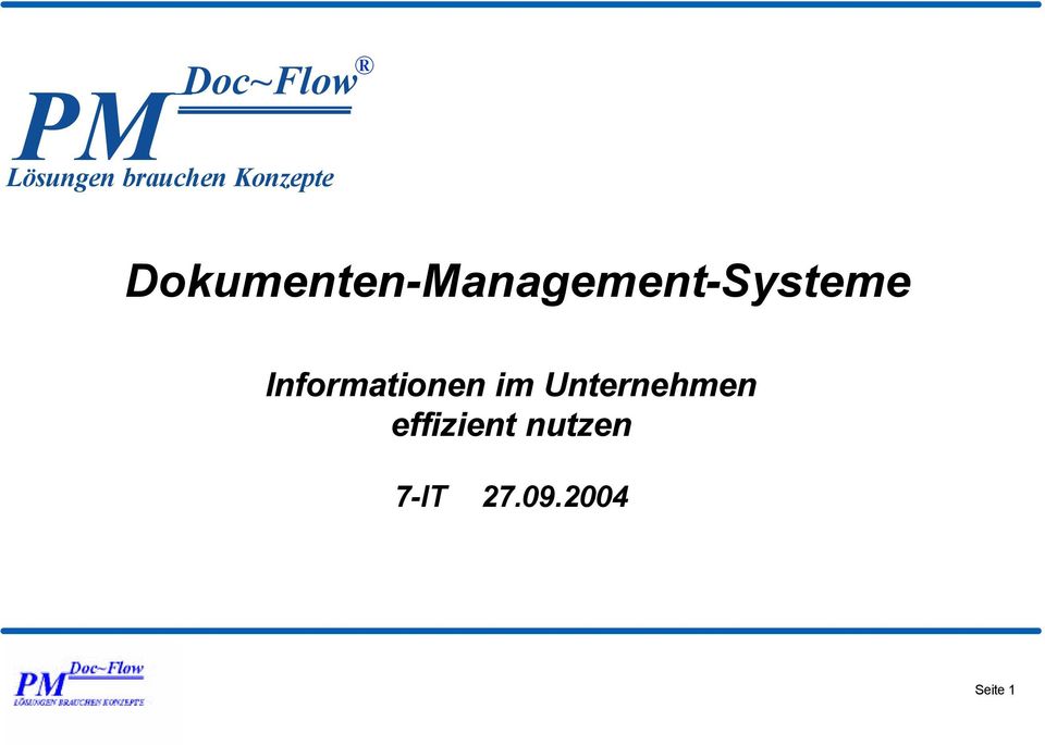 Dokumenten-Management-Systeme