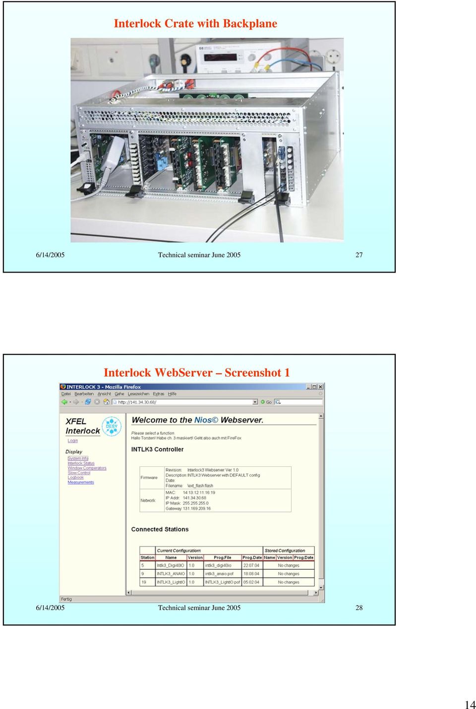 2005 27 Interlock WebServer