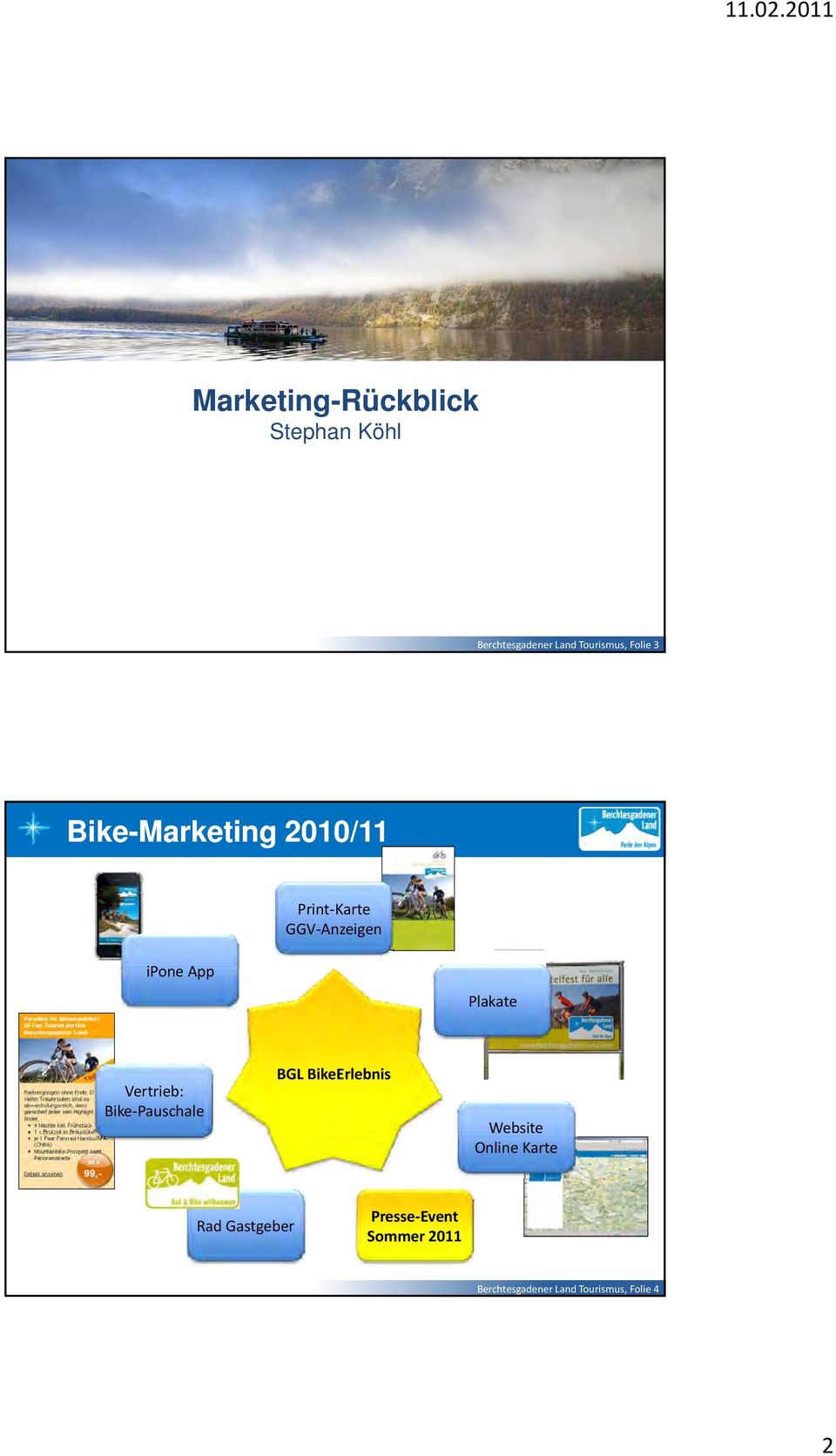 Vertrieb: Bike Pauschale BGL BikeErlebnis Website Online Karte Rad