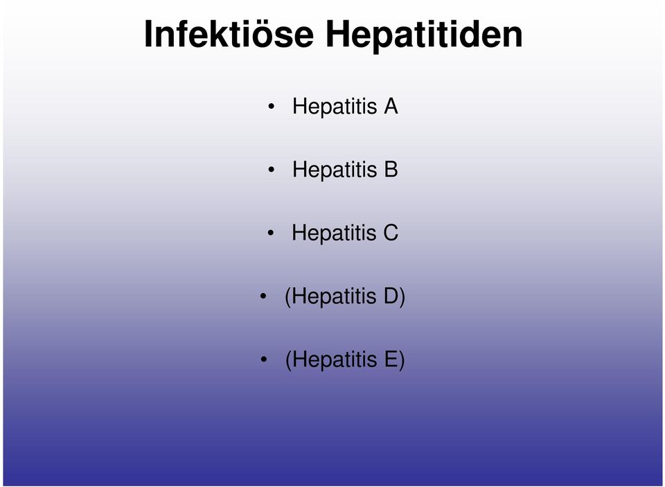 A Hepatitis B