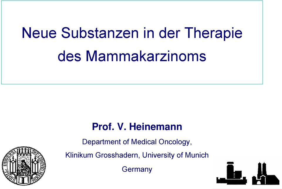 Heinemann Department of Medical