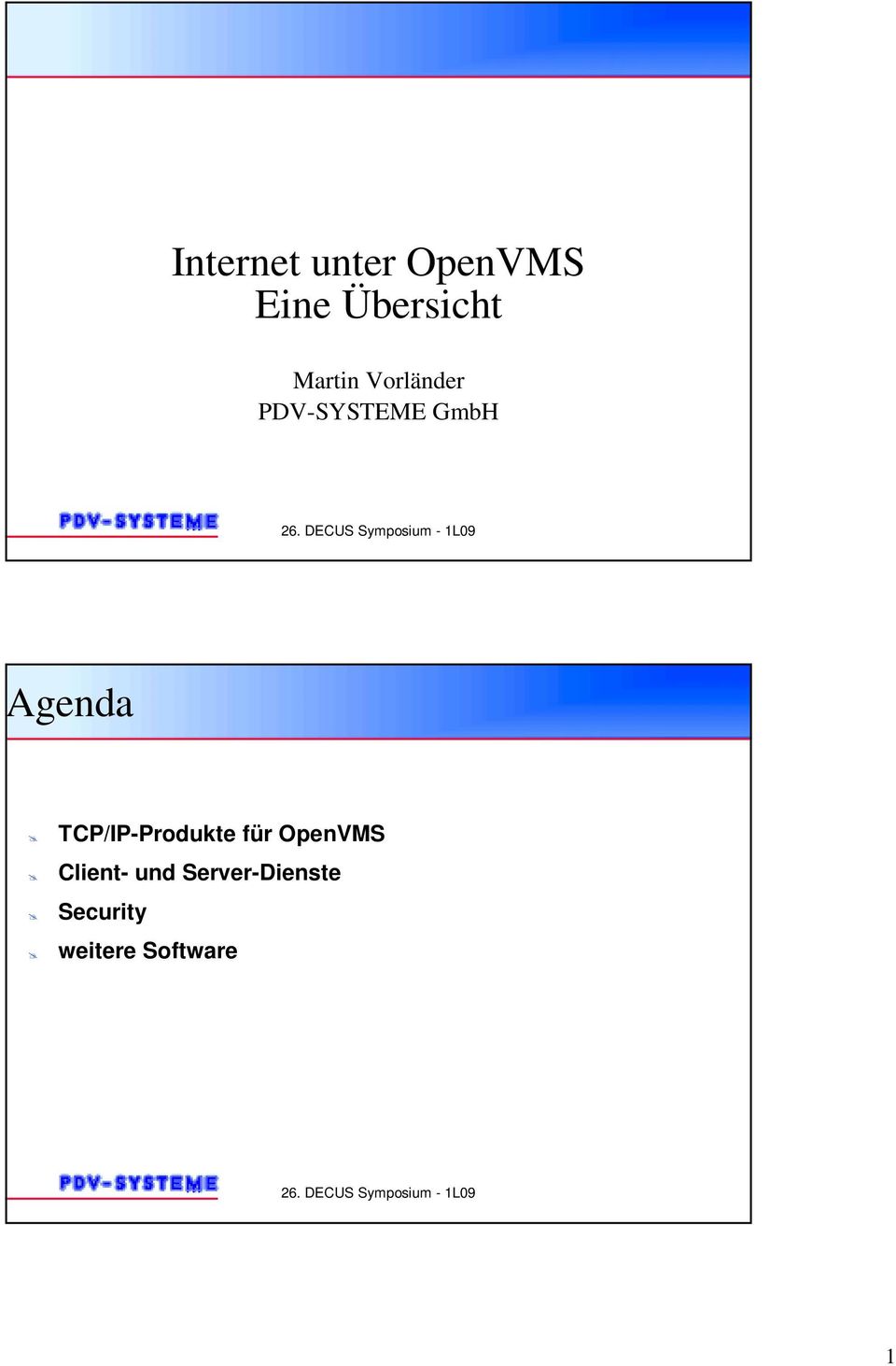 TCP/IP-Produkte für OpenVMS!