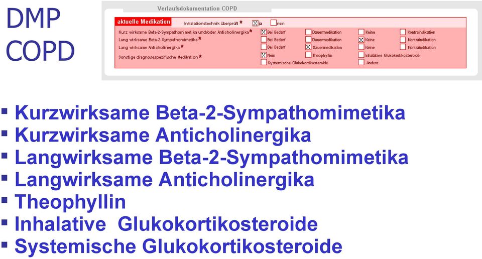 Beta-2-Sympathomimetika Langwirksame Anticholinergika