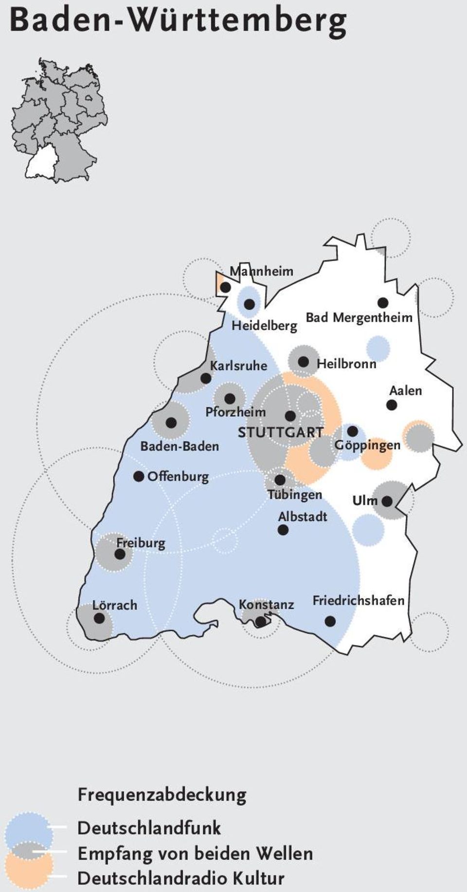 STUTTGART Baden-Baden Göppingen Freiburg Offenburg Tübingen Albstadt Ulm L Lörrach