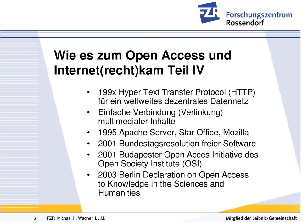 Star Office, Mozilla 2001 Bundestagsresolution freier Software 2001 Budapester Open Acces Initiative des