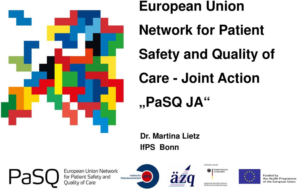 of Care - Joint Action PaSQ