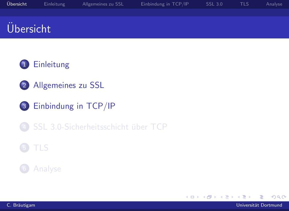Einbindung in TCP/IP 4 SSL 3.