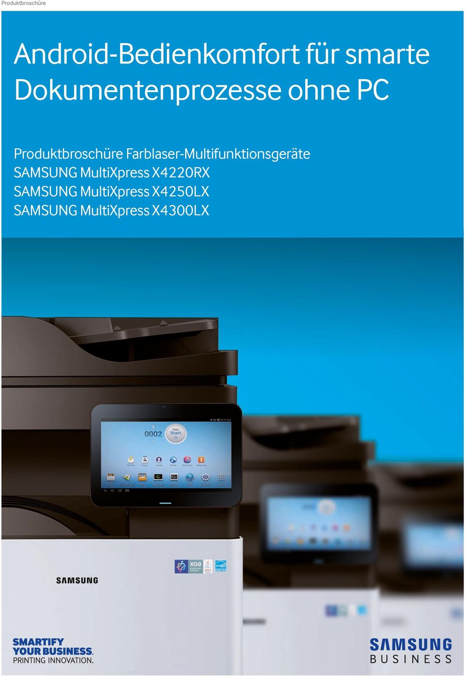 Farblaser-Multifunktionsgeräte SAMSUNG MultiXpress