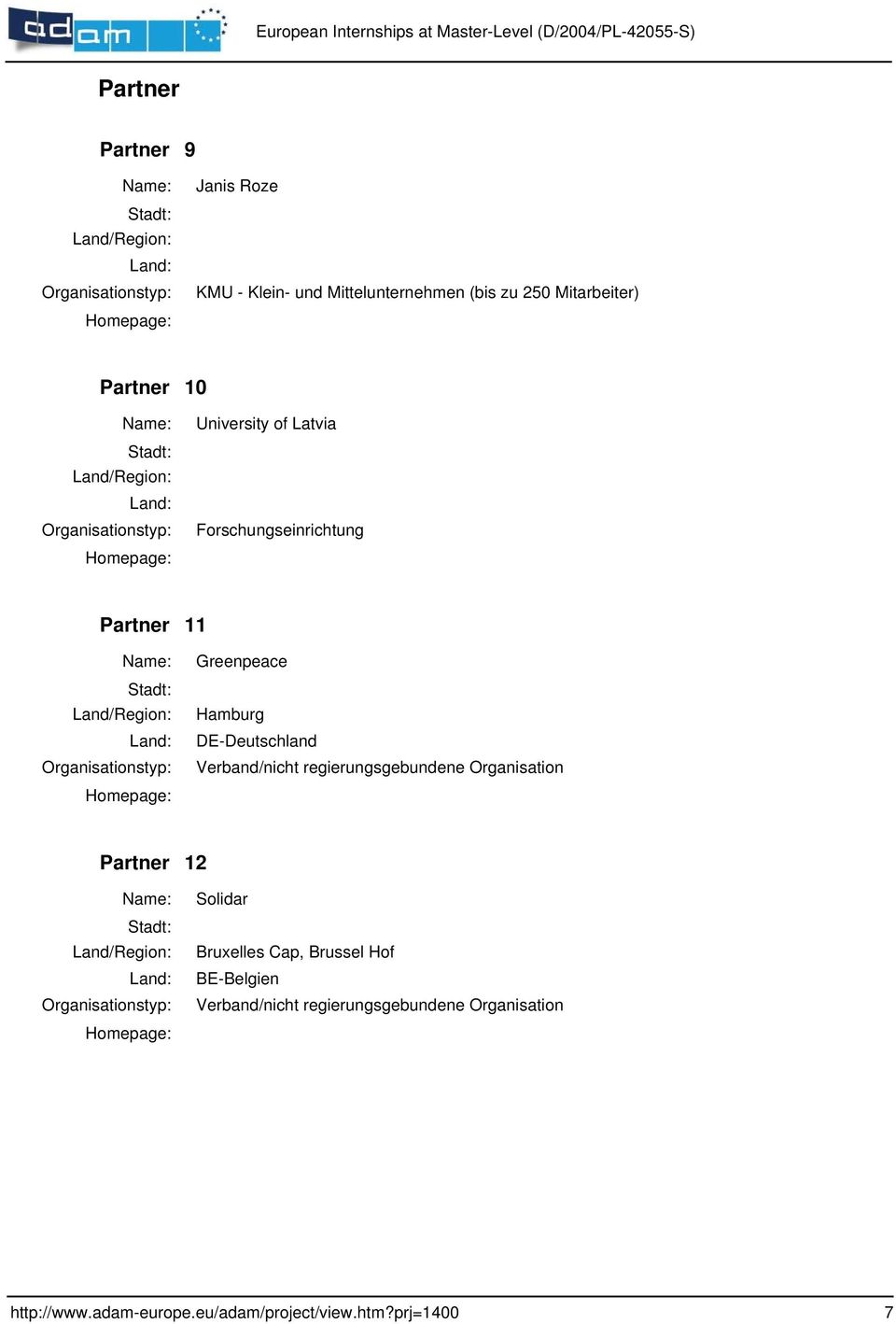 regierungsgebundene Organisation 12 Solidar Bruxelles