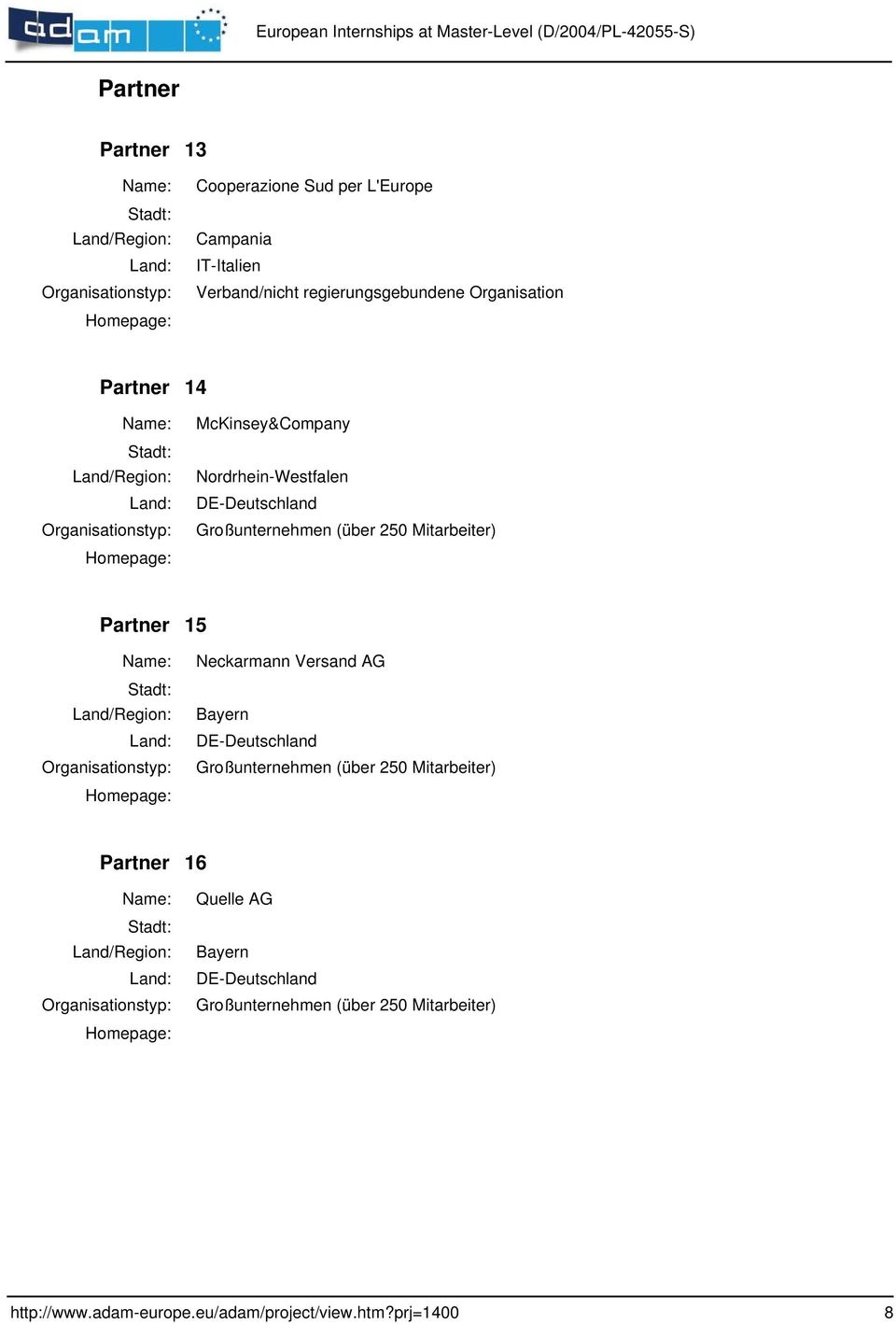 Organisation 14 McKinsey&Company