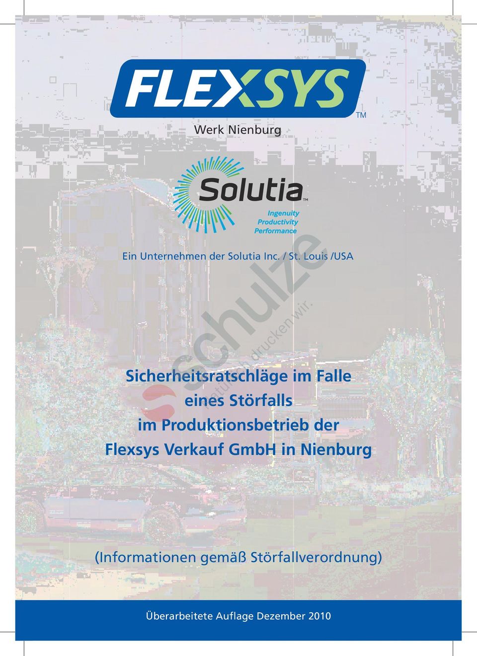 Produktionsbetrieb der Flexsys Verkauf GmbH in Nienburg