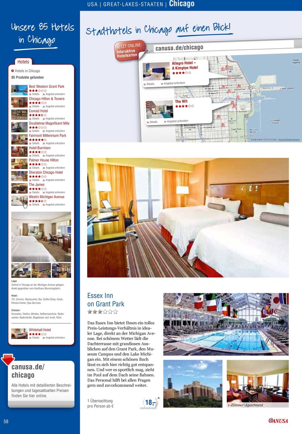 Chicago auf einen Blick! JETZT ONLINE: Interaktive Hotelkarten» Details» canusa.