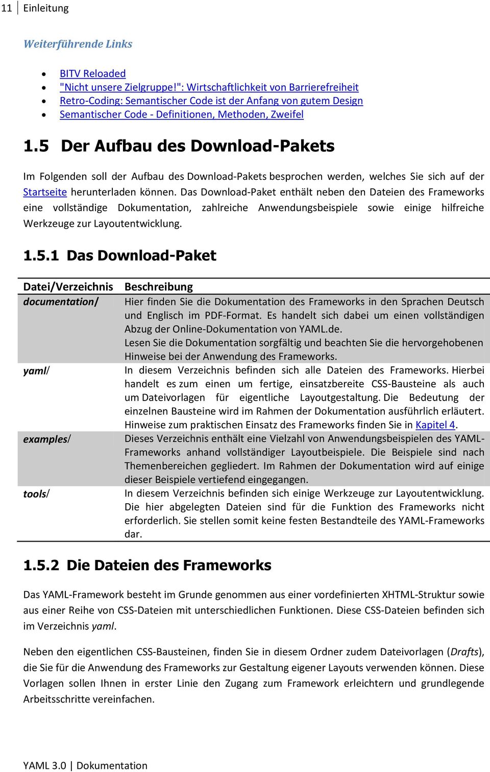 5 Der Aufbau des Download-Pakets Im Folgenden soll der Aufbau des Download-Pakets besprochen werden, welches Sie sich auf der Startseite herunterladen können.